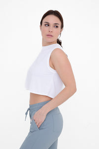 Cropped Ripstock Tank