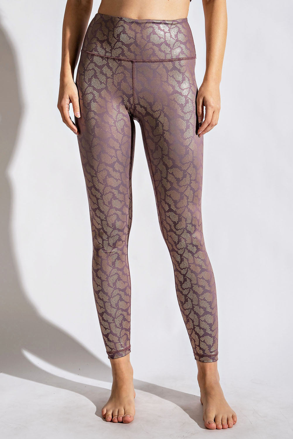 Geo Foil Leggings