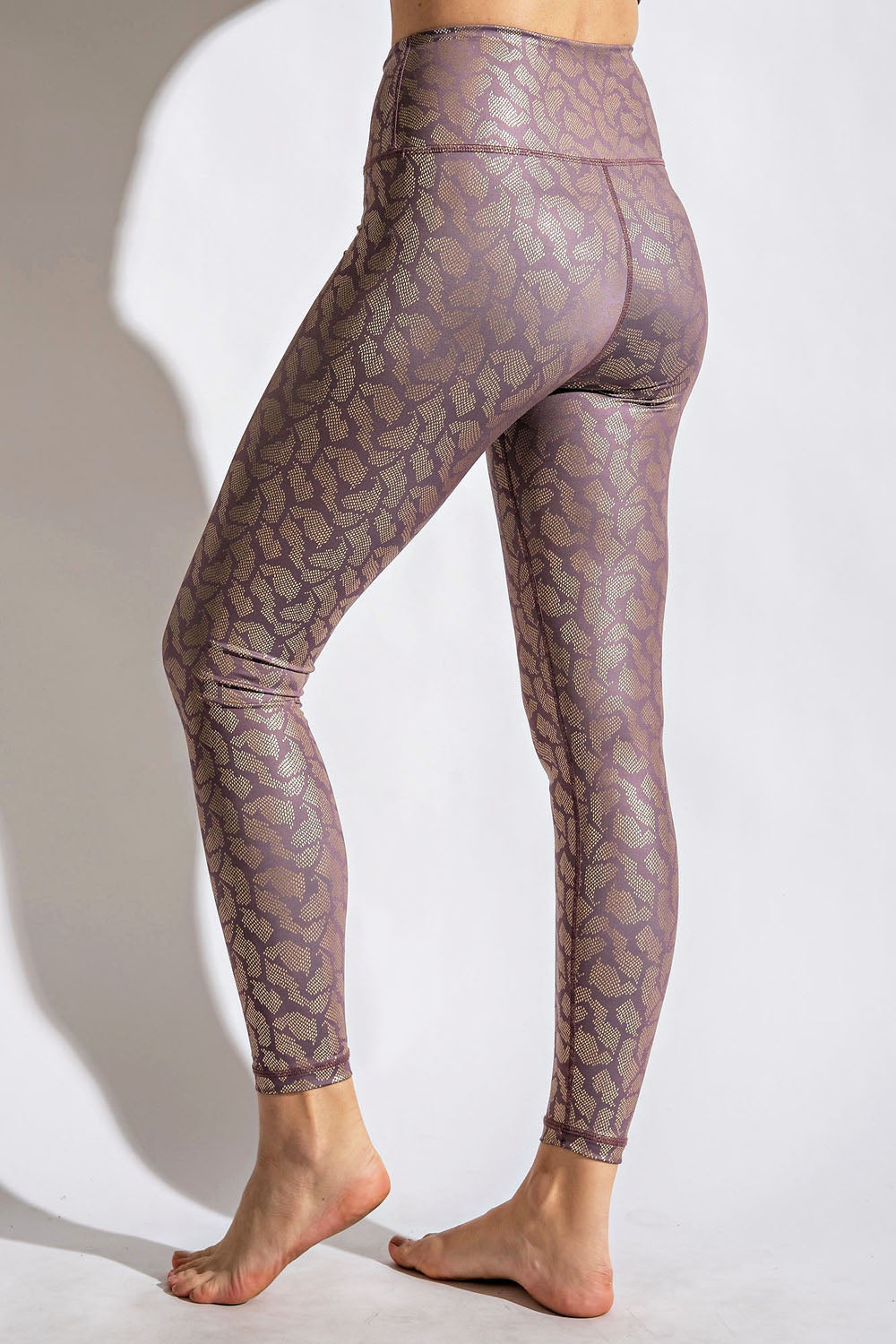 Geo Foil Leggings