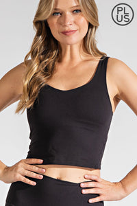 V Neck Crop