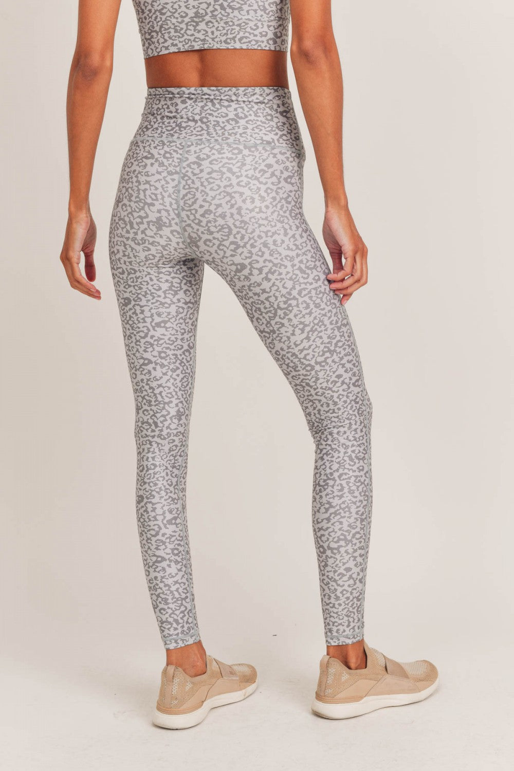 Silver Leopard Leggings