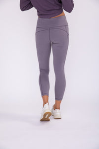 Micro-Ribbed Pocket Leggings