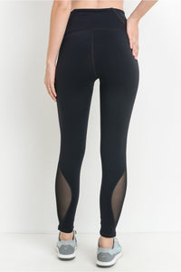 Performance Mesh Panel Leggings