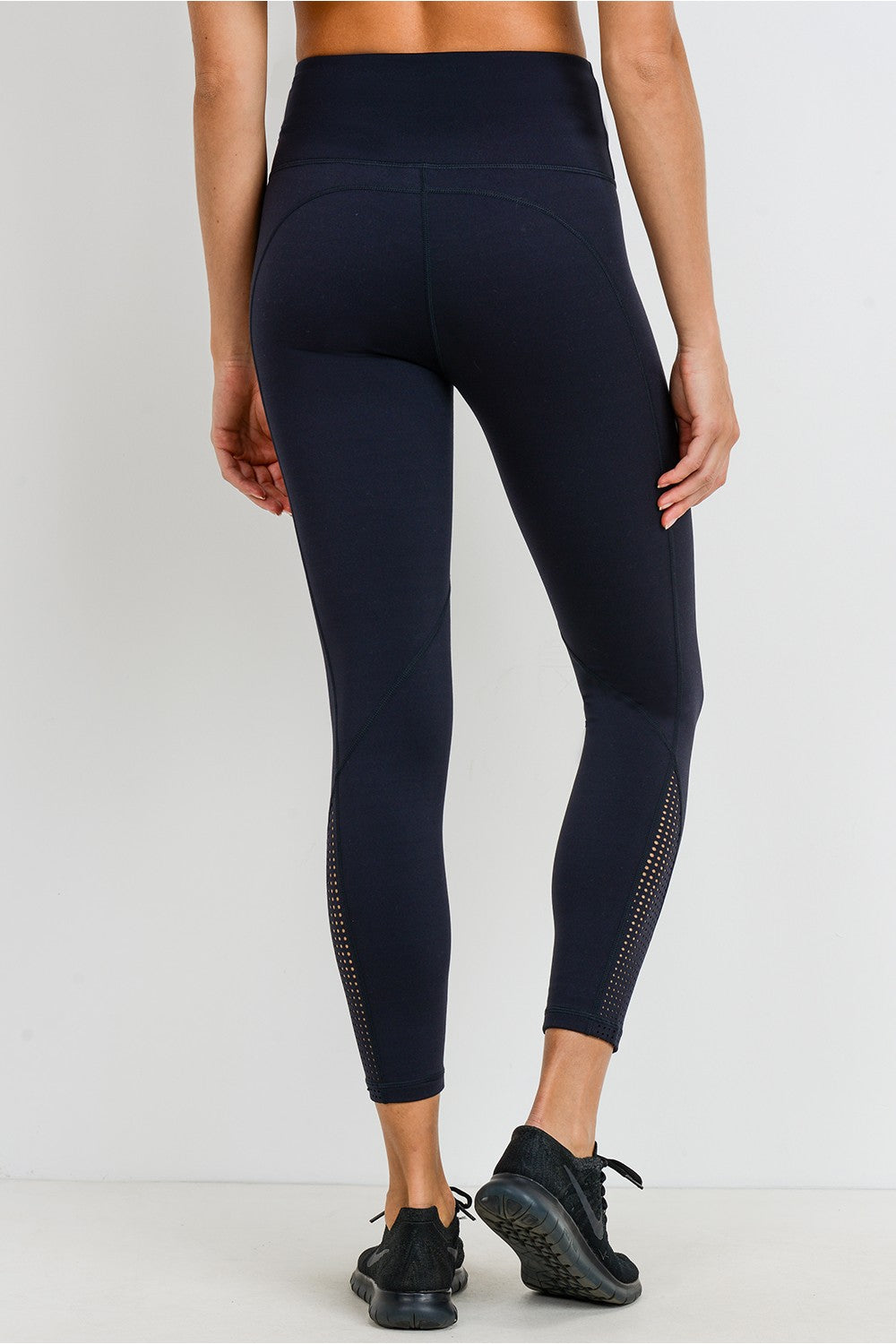 Perforated Panel Performance Leggings