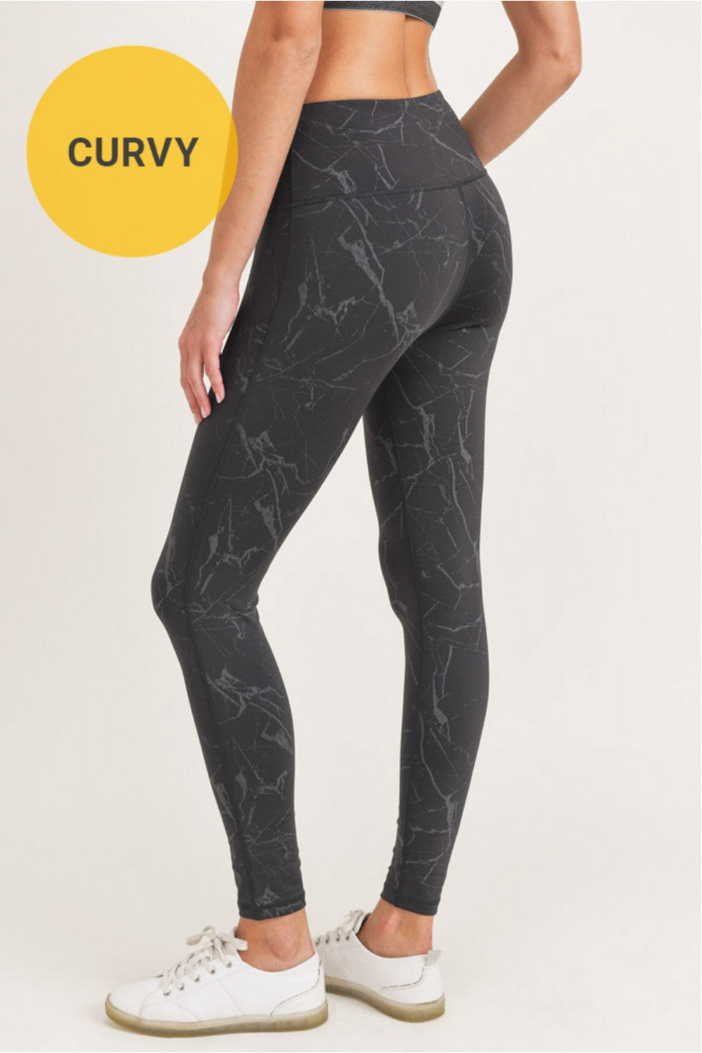 CURVY Marble Leggings