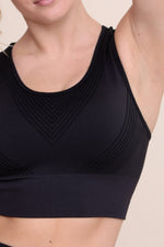 Load image into Gallery viewer, Striped Seamless Bra
