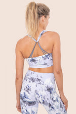 Load image into Gallery viewer, Ice Tie-Dye Strappy Bra
