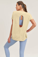 Load image into Gallery viewer, Keyhole Short Sleeve Top
