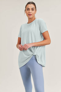 Keyhole Short Sleeve Top