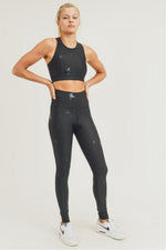 Load image into Gallery viewer, Black Star Leggings
