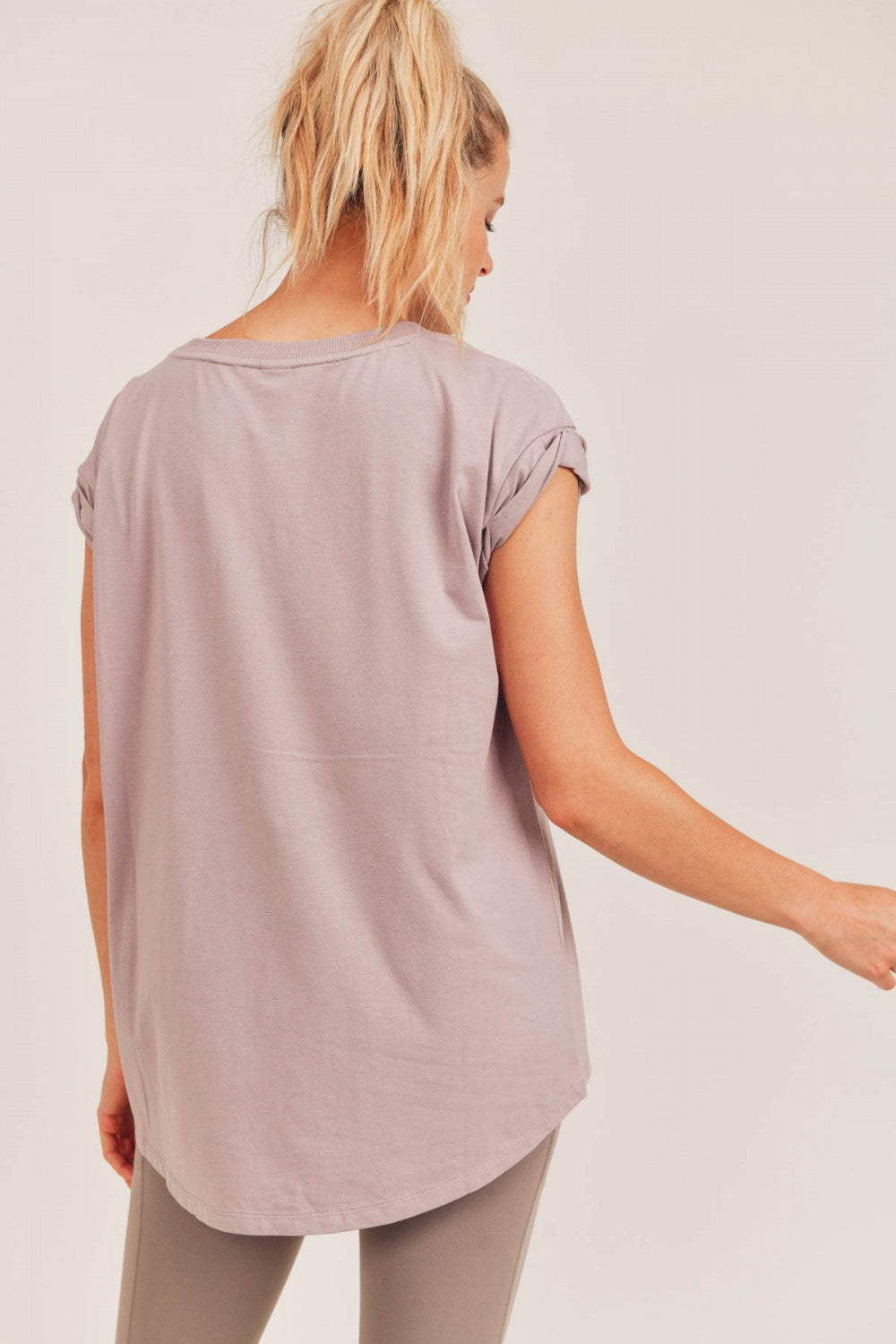 Cap-Sleeve Flow Top