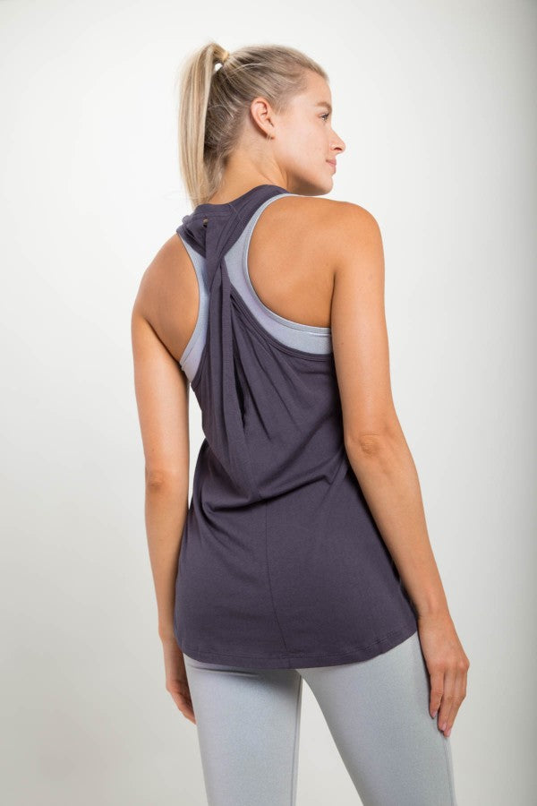 Twist Back Tank Top