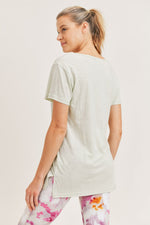 Load image into Gallery viewer, V-Neck Tee with Pocket
